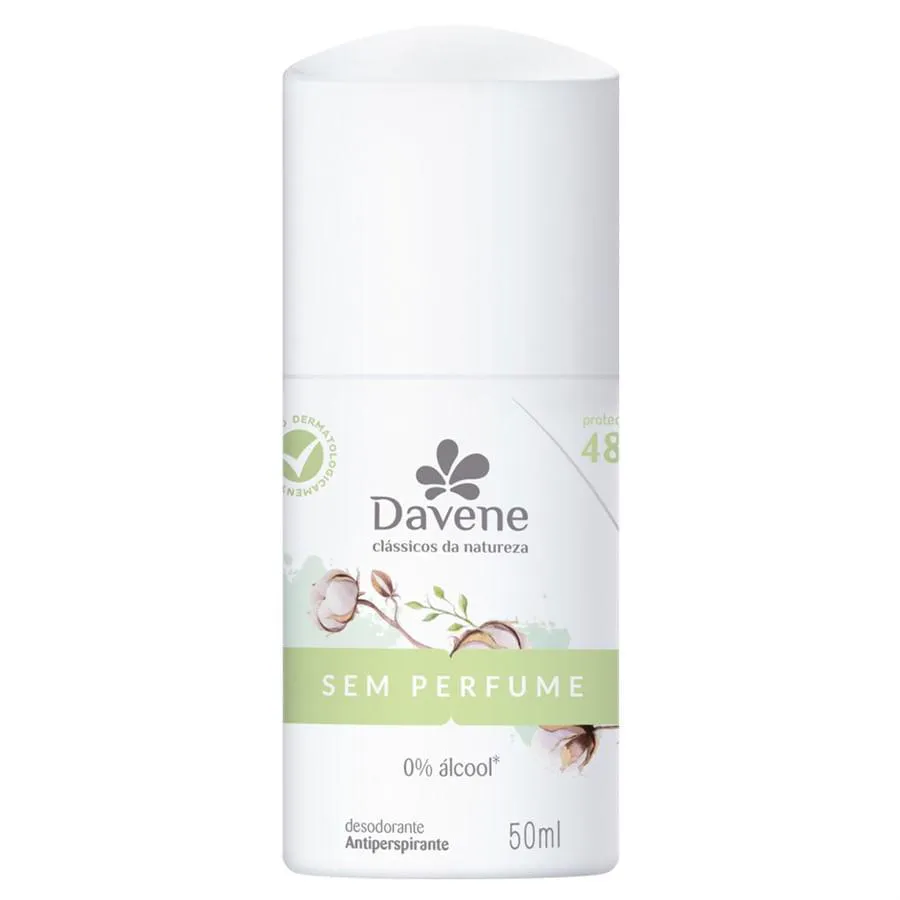 DESODORANTE ANTIPERSPIRANTE ROLL ON CLáSSICOS DA NATUREZA SEM PERFUME 50ML