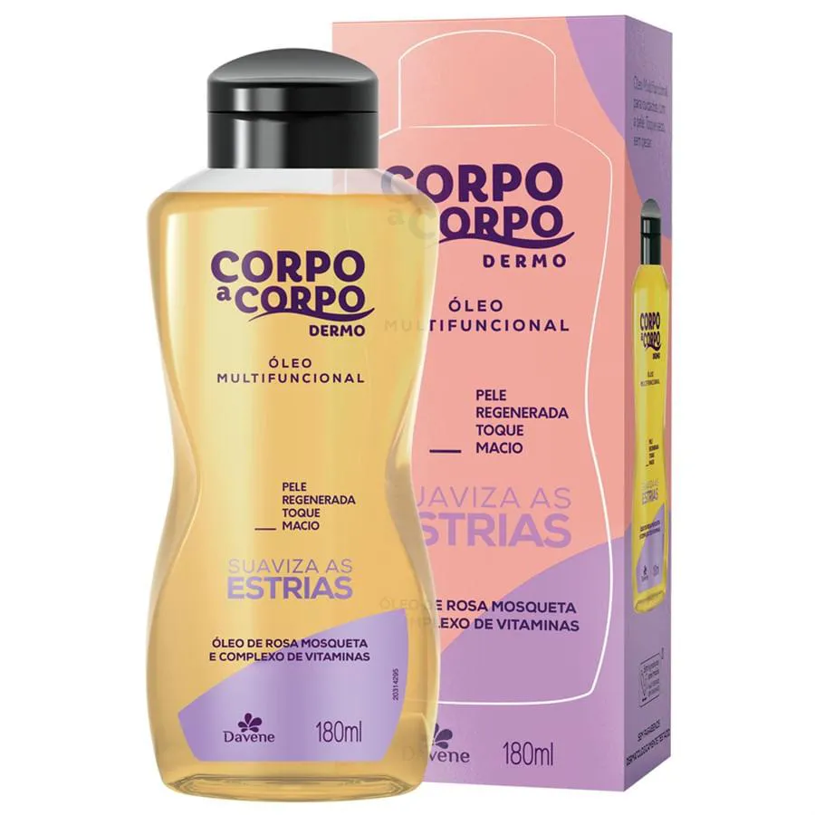 ÓLEO MULTIFUNCIONAL CORPO A CORPO DERMO 180ML