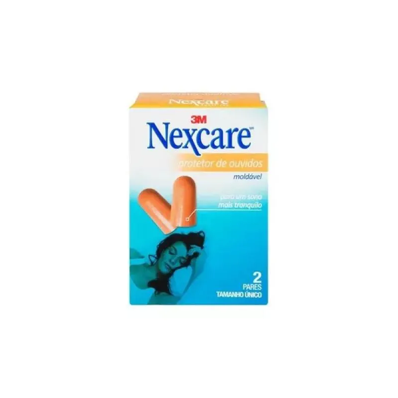 3M NEXCARE - PROTETOR AUDITIVO ESPUMA C/ 2 PARES