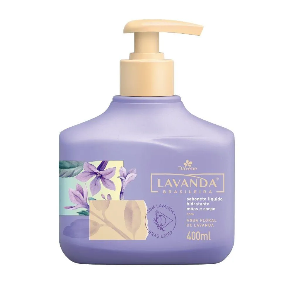 SABONETE LíQUIDO LAVANDA BRASILEIRA 400ML