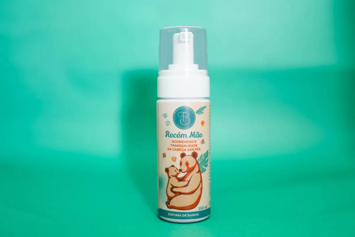ESPUMA DE BANHO DA CABEÇA AOS PÉS-RECÉM MÃE (TB COSMÉTICOS)