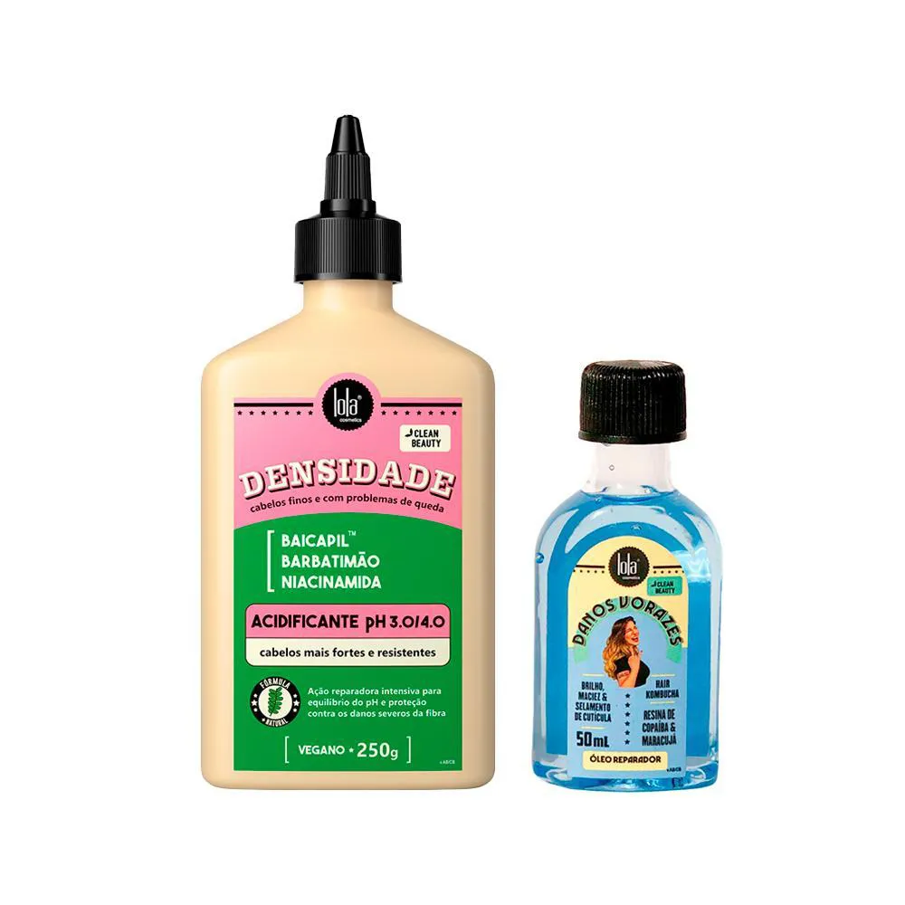 KIT LOLA FROM RIO -  ACIDIFICANTE DENSIDADE 250G + ÓLEO DANOS VORAZES 50ML