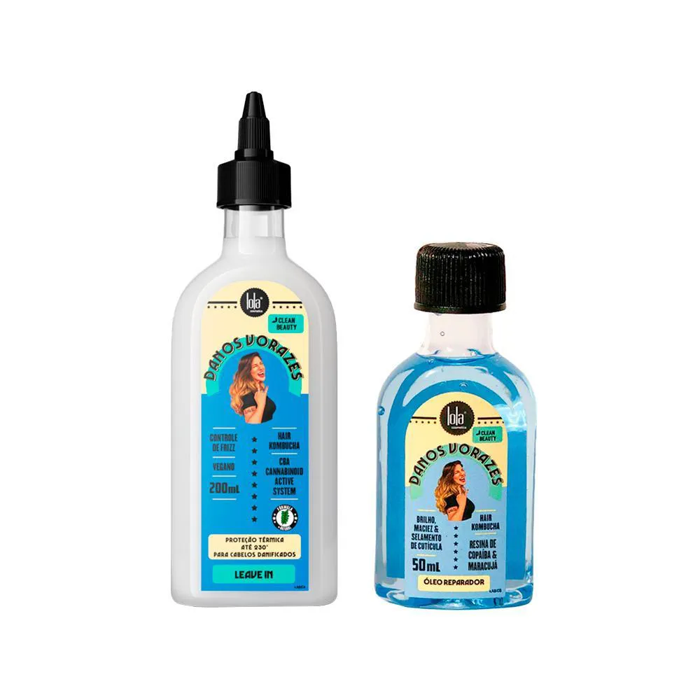 KIT LOLA FROM RIO DANOS VORAZES - ÓLEO 50ML + LEAVE-IN 200ML