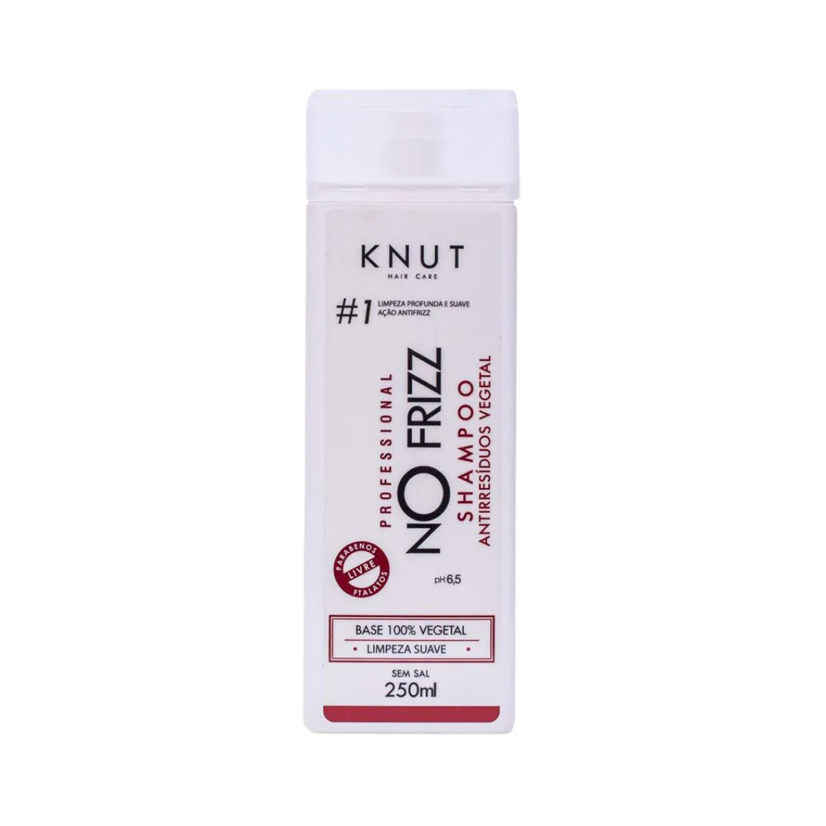 KNUT NO FRIZZ SHAMPOO ANTIRESIDUOS VEGETAL 250ML
