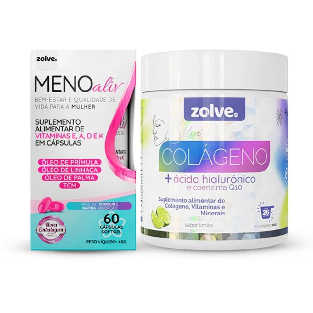 KIT 1UN CADA SKIN COLáGENO TIPO I E MENO ALIV - SUPLEMENTO