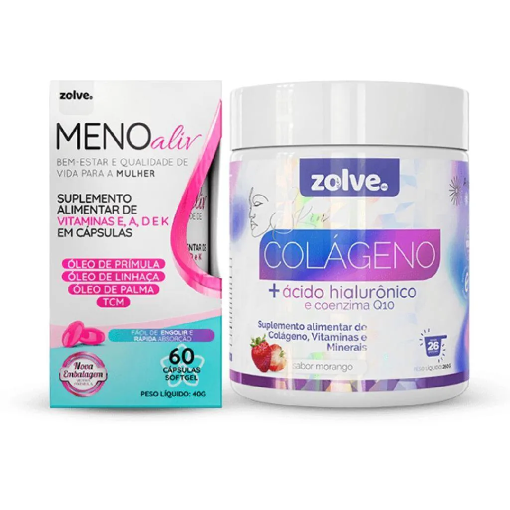 KIT 1UN CADA SKIN COLáGENO TIPO I E MENO ALIV - SUPLEMENTO