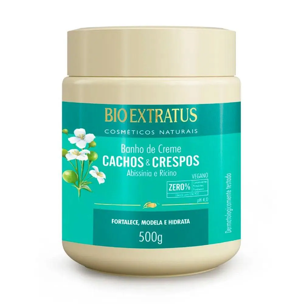 MáSCARA BIO EXTRATUS CACHOS E CRESPOS 500G