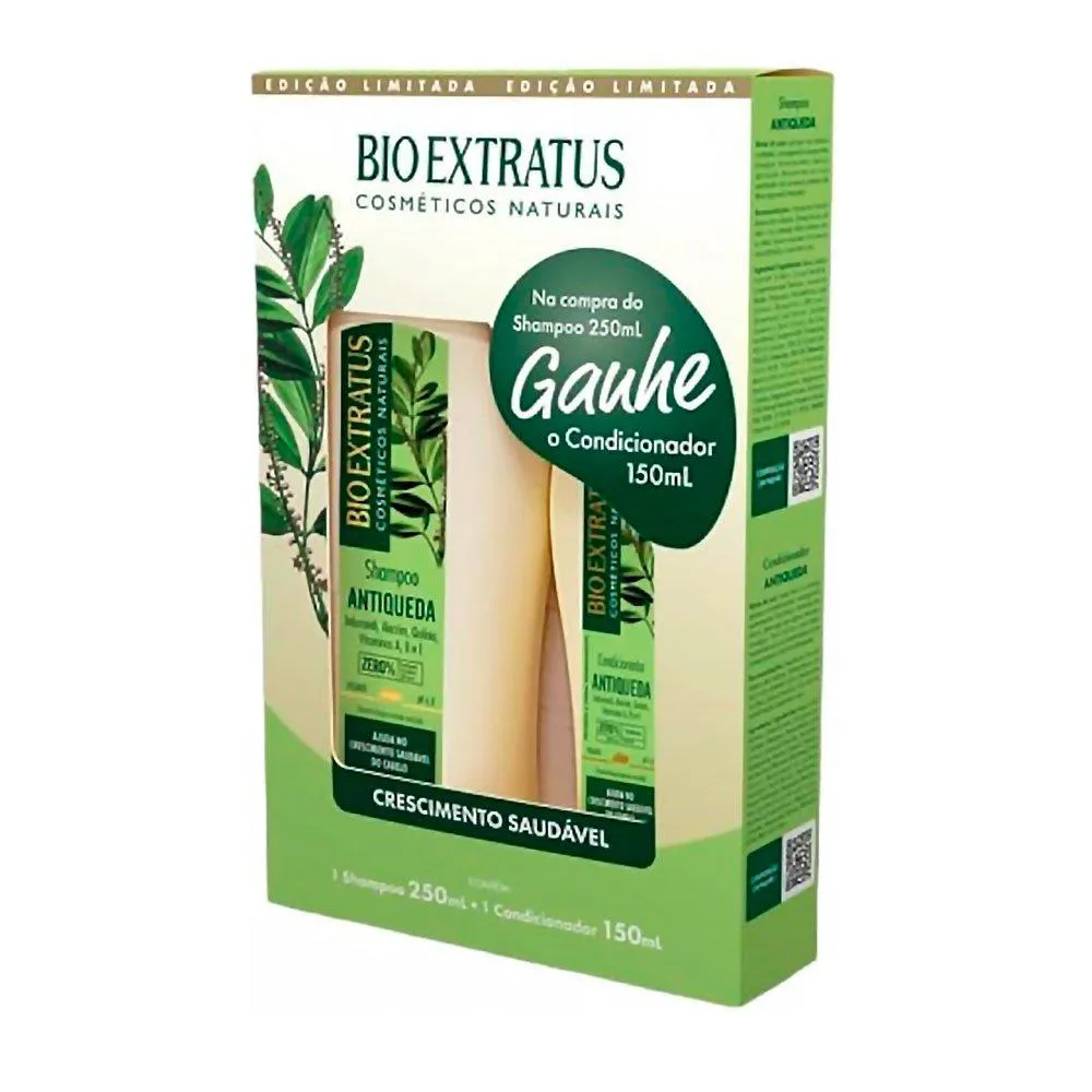 KIT BIO EXTRATUS JABORANDI SHAMPOO 250ML + CONDICIONADOR 150ML