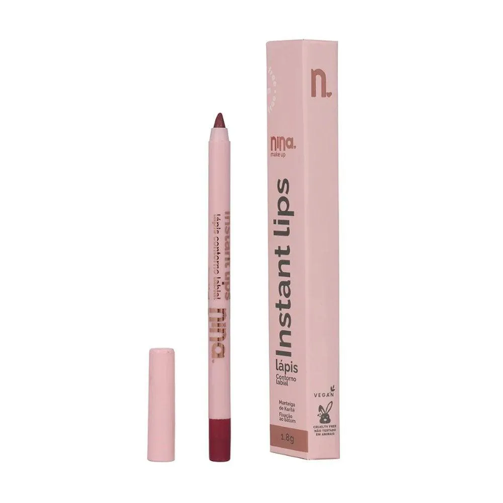 LAPIS LABIAL NINA MAKE UP INSTANT LIPS PRINCIPIO