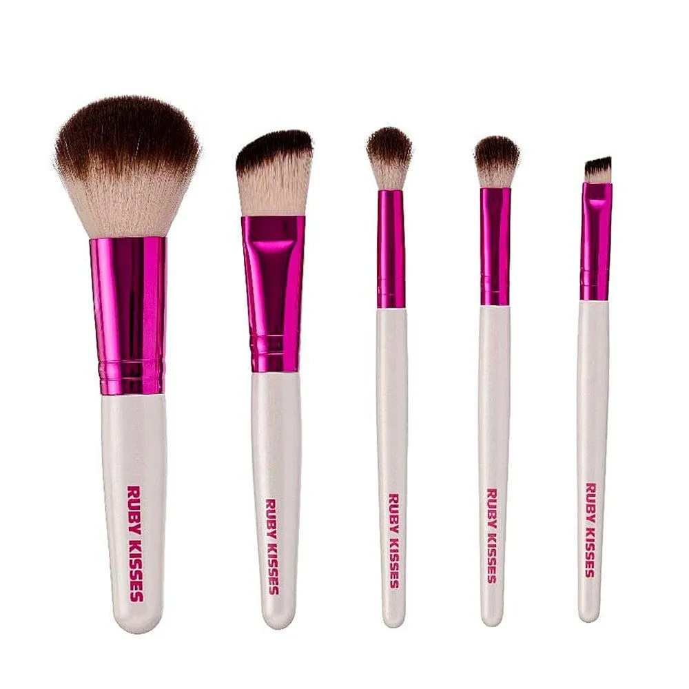 KIT PINCéIS RUBY KISSES PARA ROSTO E OLHOS