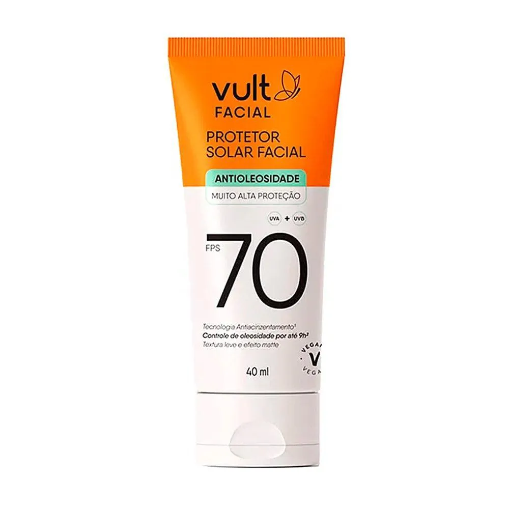 PROTETOR SOLAR VULT FACIAL FPS 70 40ML