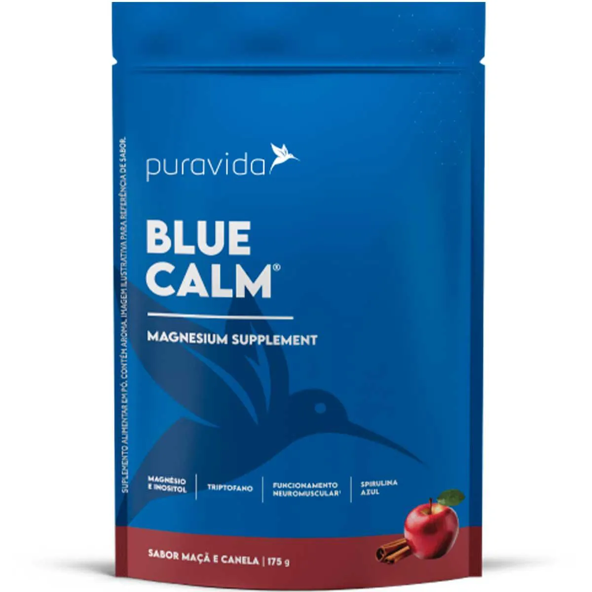 BLUE CALM MAGNéSIO + INOSITOL - MAçã E CANELA - (175G) - PURA VIDA