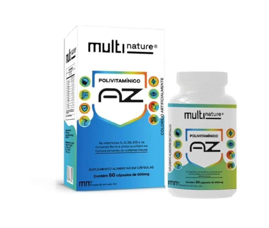 POLIVITAMíNICO AZ 60 CáPSULAS MULTINATURE