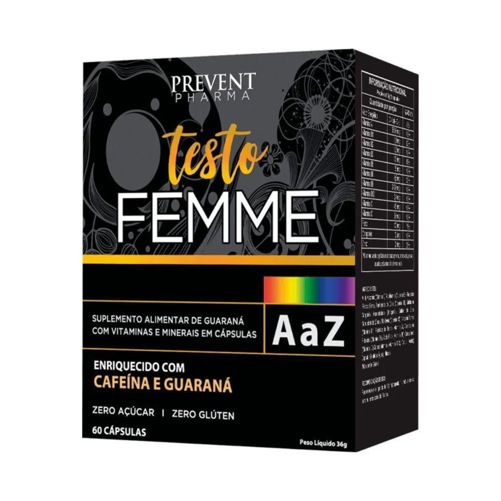 TESTO MULTIVITAMINICO A/Z C/60CáPS PREVENT PHARMA