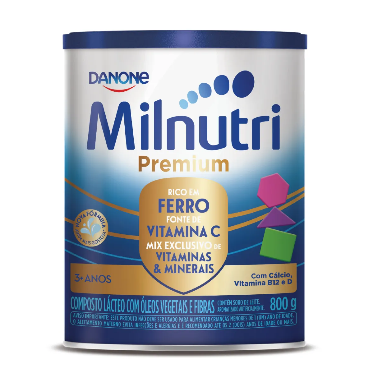 Composto Lácteo Milnutri Premium Danone até 5 anos com 800g