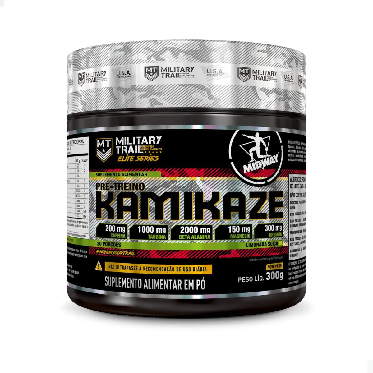 KAMIKAZE PRé TREINO 300G MIDWAY Limonada Suíça