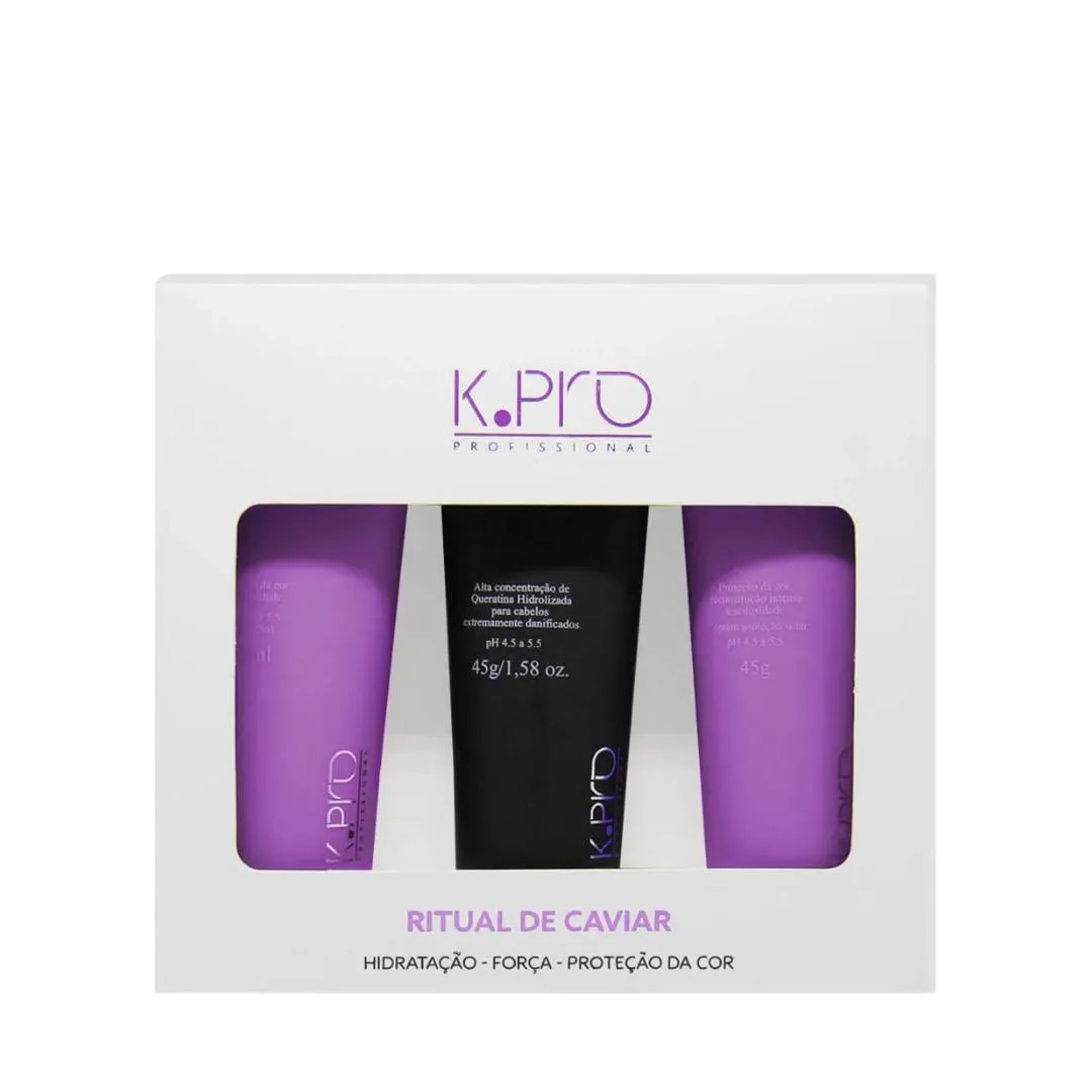 K.PRO RITUAL DE CAVIAR NUTRI E EQ - SH 45ML CD 45G MASC 45G