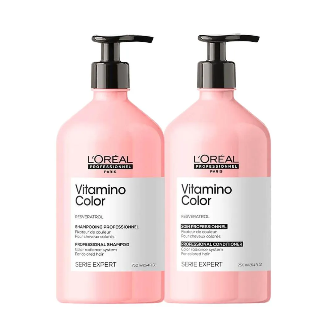 L´ORéAL VITAMINO COLOR RESVERATROL SHAMP 750ML COND 750ML