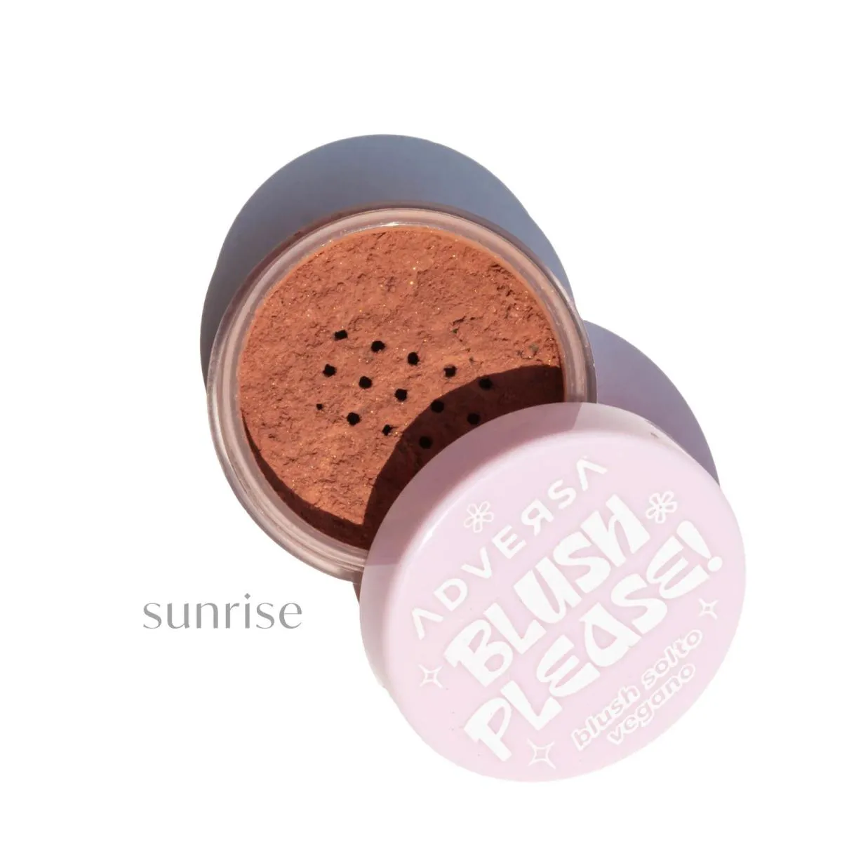 BLUSH EM Pó SOLTO VEGANO BLUSH PLEASE ADVERSA Sunrise