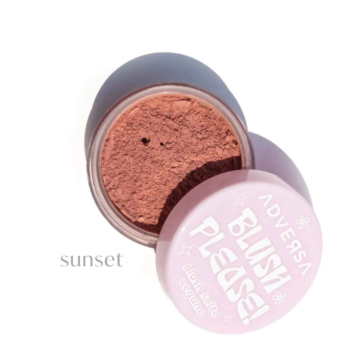 BLUSH EM Pó SOLTO VEGANO BLUSH PLEASE ADVERSA Sunset