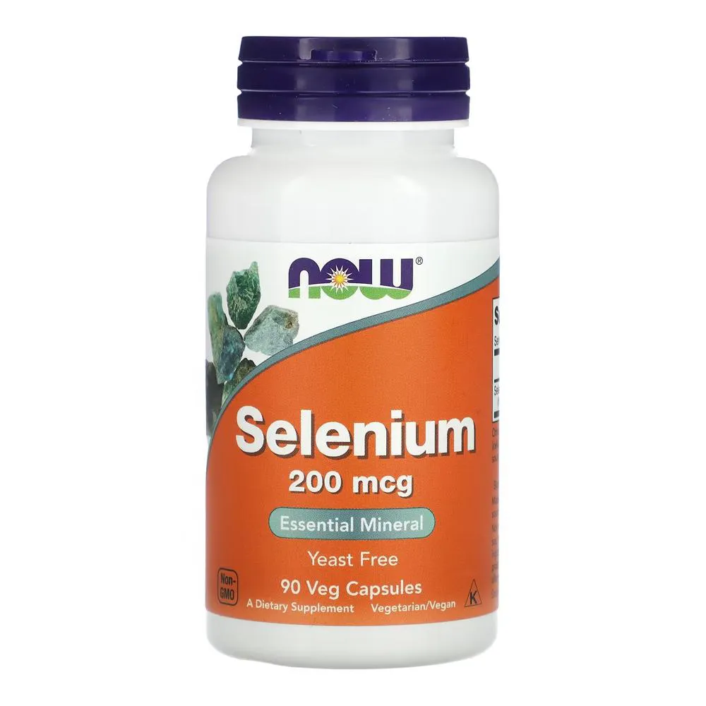 SELêNIO 200MG NOW FOODS SELENIUM 90 VEG CAPS