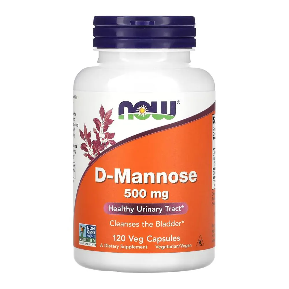 D-MANOSE 500MG NOW FOODS 120VEG CAPS
