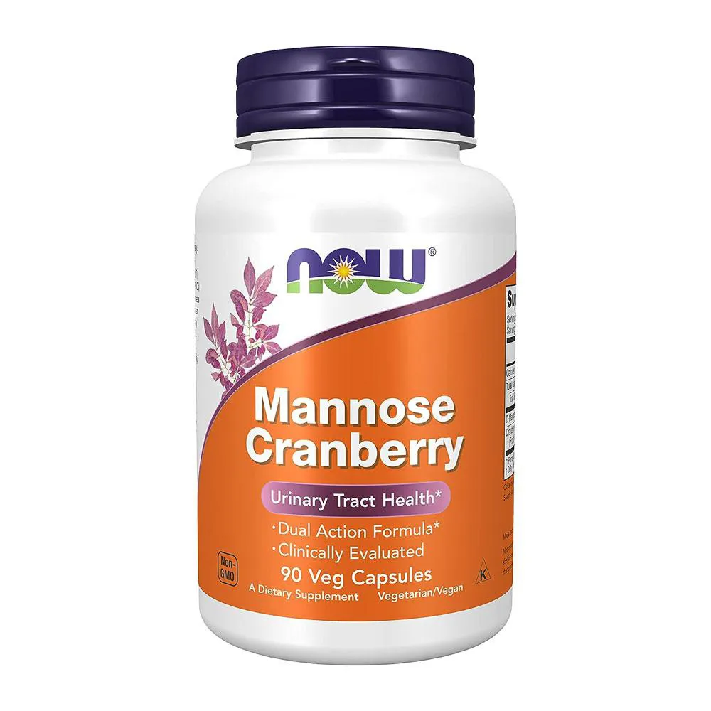 MANOSE E CRANBERRY NOW FOODS MANNOSE CRANBERRY 90VEG CAPS