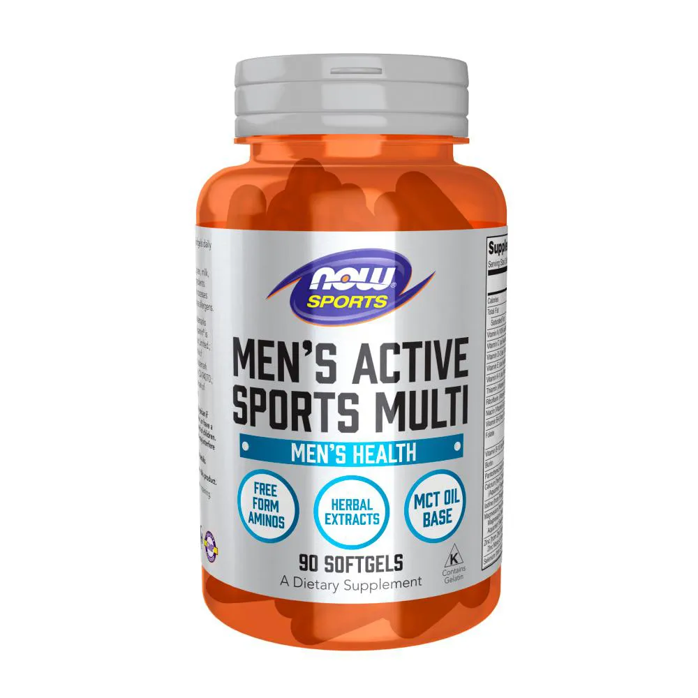 MULTIVITAMíNICO HOMENS NOWFOODS MENS ACTIVE 90SGEL IMPORTADO