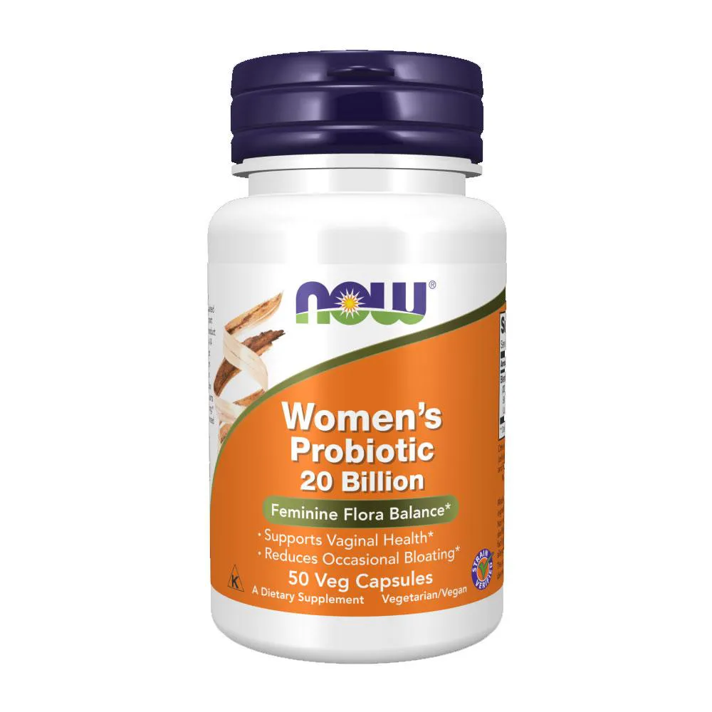 PROBIóTICO 20BI MULHERES NOW FOODS PROBIOTIC 50CAP IMPORTADO