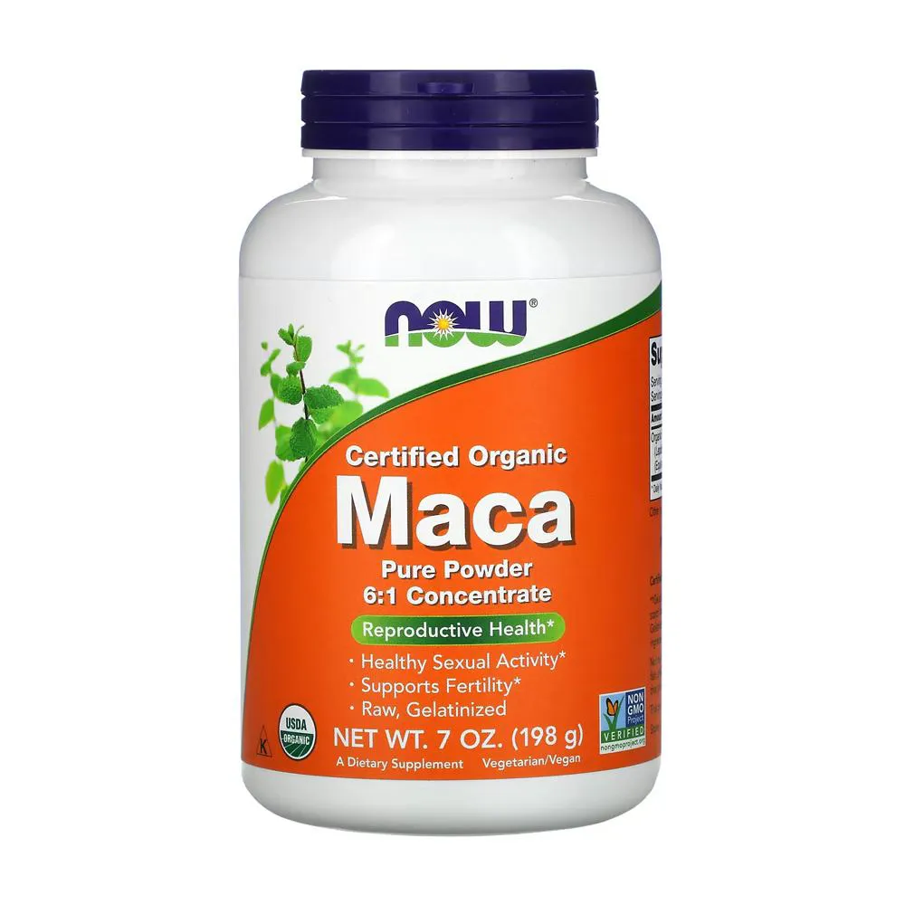 MACA PERUANA EM Pó NOW FOODS 198G ORGâNICA IMPORTADO