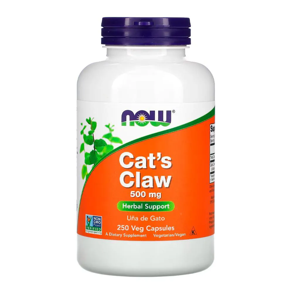 500MG NOW FOODS CAT´S CLAW 250CAP IMPORTADO