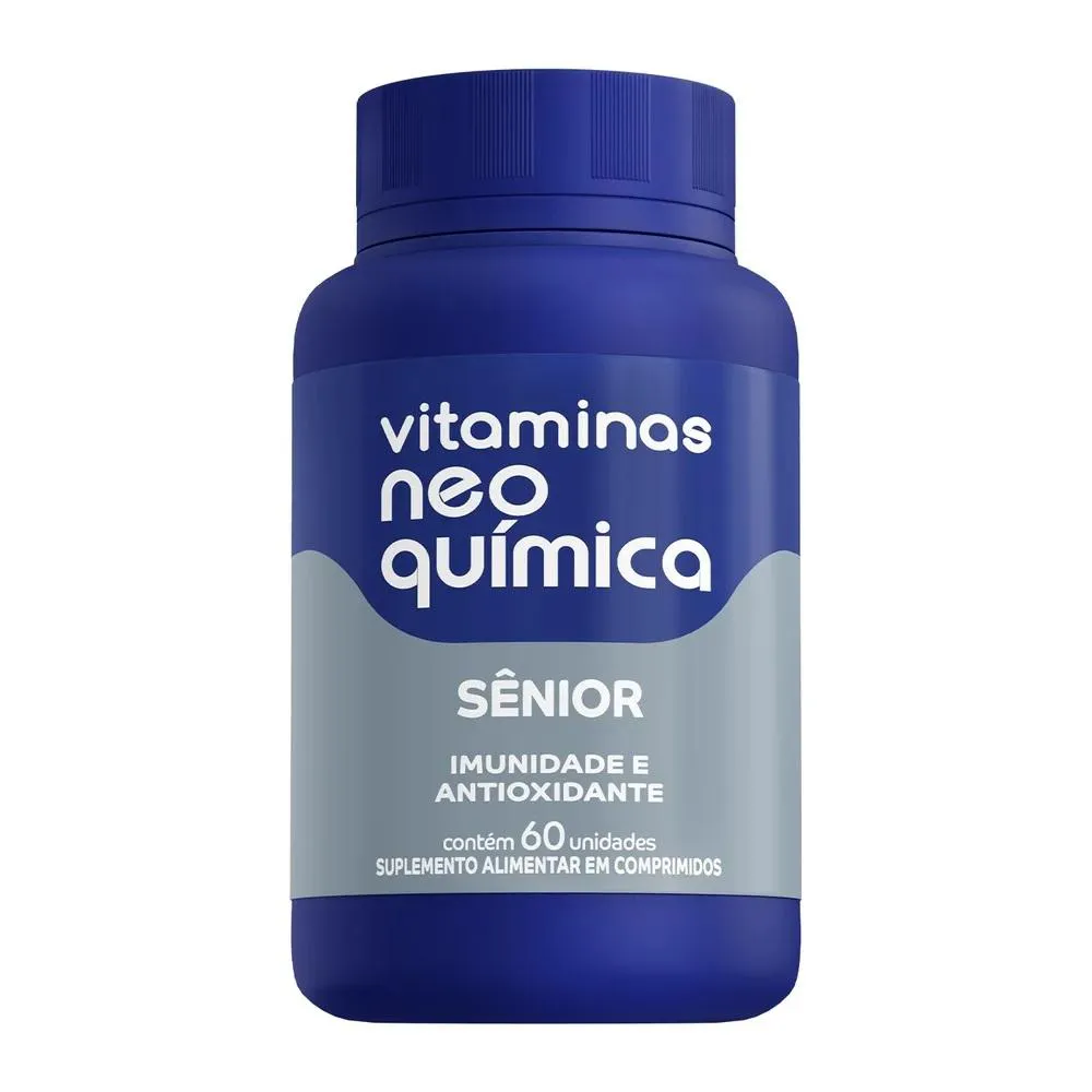 VITAMINAS NEO QUíMICA SêNIOR IMUNIDADE E ANTIOXIDANTE 60UN