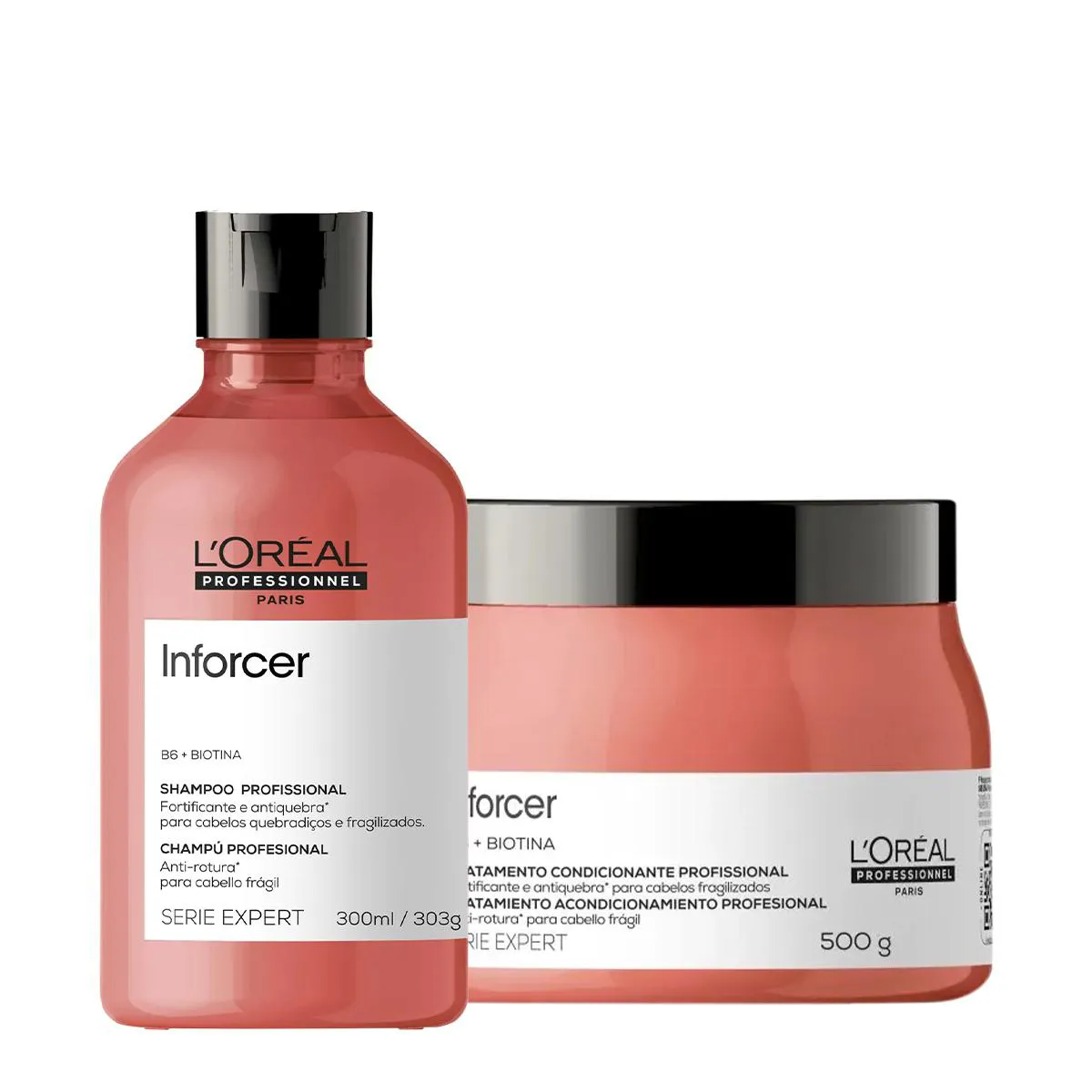 Kit L´Oréal Professionnel Inforcer Serie Expert Shampoo E Máscara (2 Produtos)
