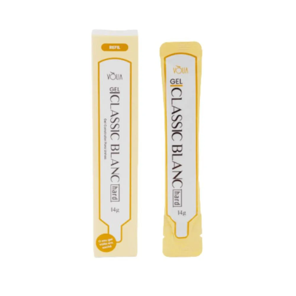 SACHE GEL DE UNHA CLASSIC BLANC HARD 14G VòLIA
