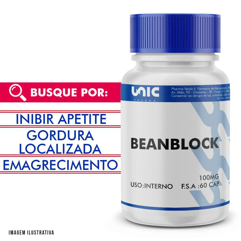 BEANBLOCK 100MG - 60 CáPSULAS