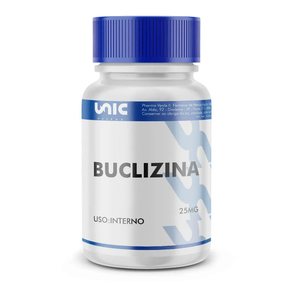 BUCLIZINA 25MG - 120 CáPSULAS