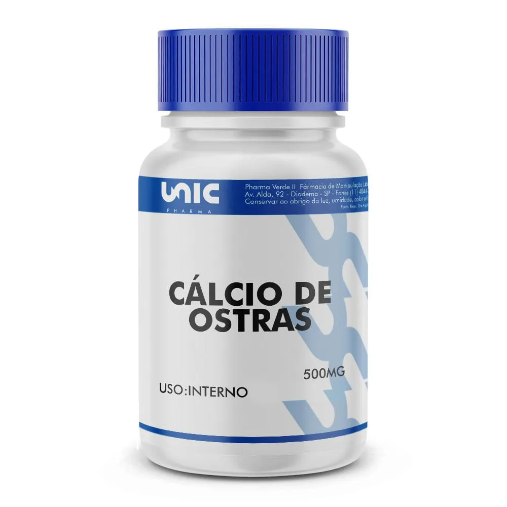 CáLCIO DE OSTRAS 500MG - 90 CáPSULAS