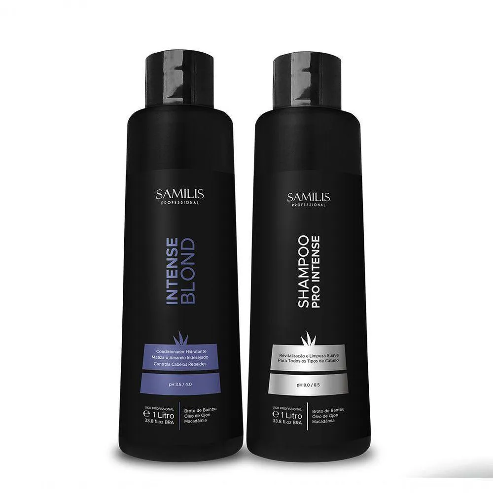 KIT PROGRESSIVA INTENSE BLOND PARA CABELOS CRESPOS E ONDULADOS