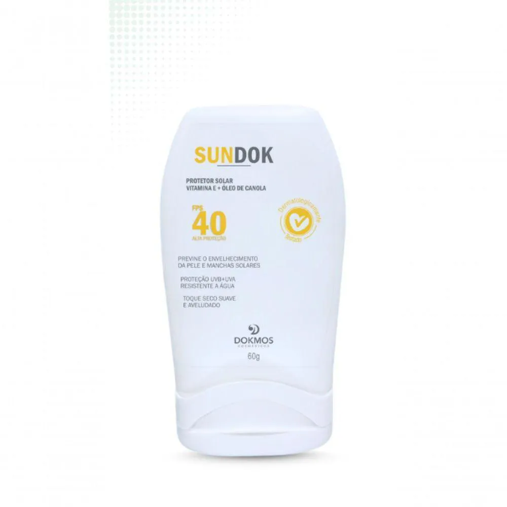 PROTETOR SOLAR SUNDOK FPS 40 - DOKMOS - 60GR