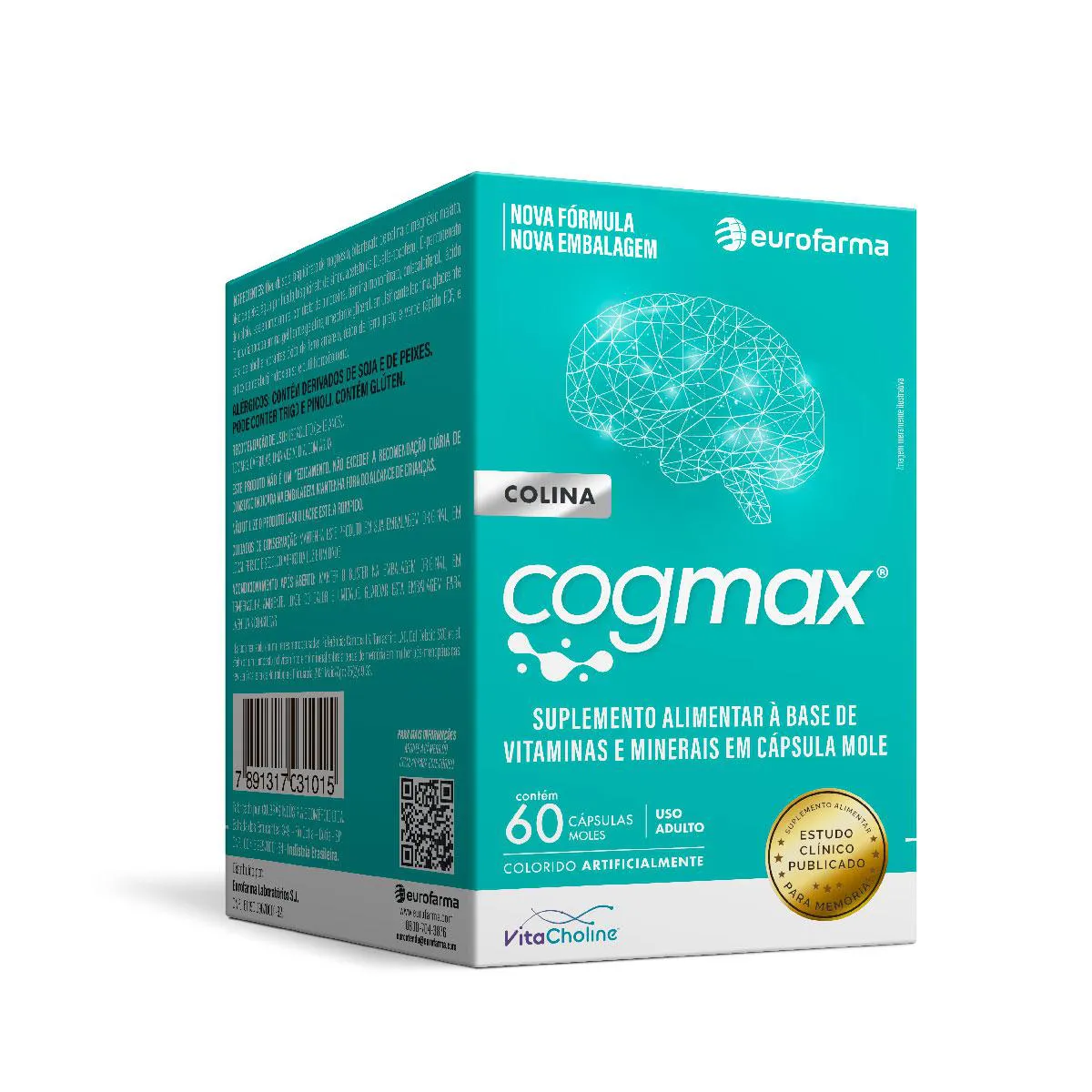 Polivitamínico Cogmax 60 cápsulas