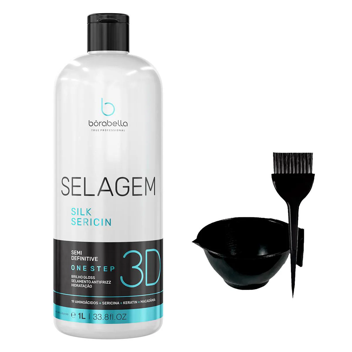 SEMI DEFINITIVA BORABELLA SELAGEM 3D 1 LITRO +CUMBUCA/PINCEL