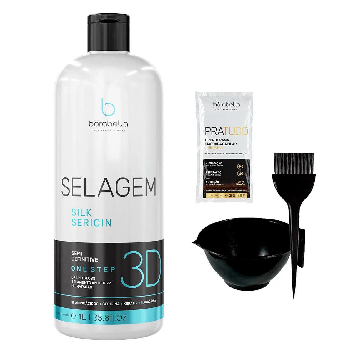 SELAGEM BORABELLA 3D 1 LITRO LISO INCRíVEL +CUMBUCA/SACHê
