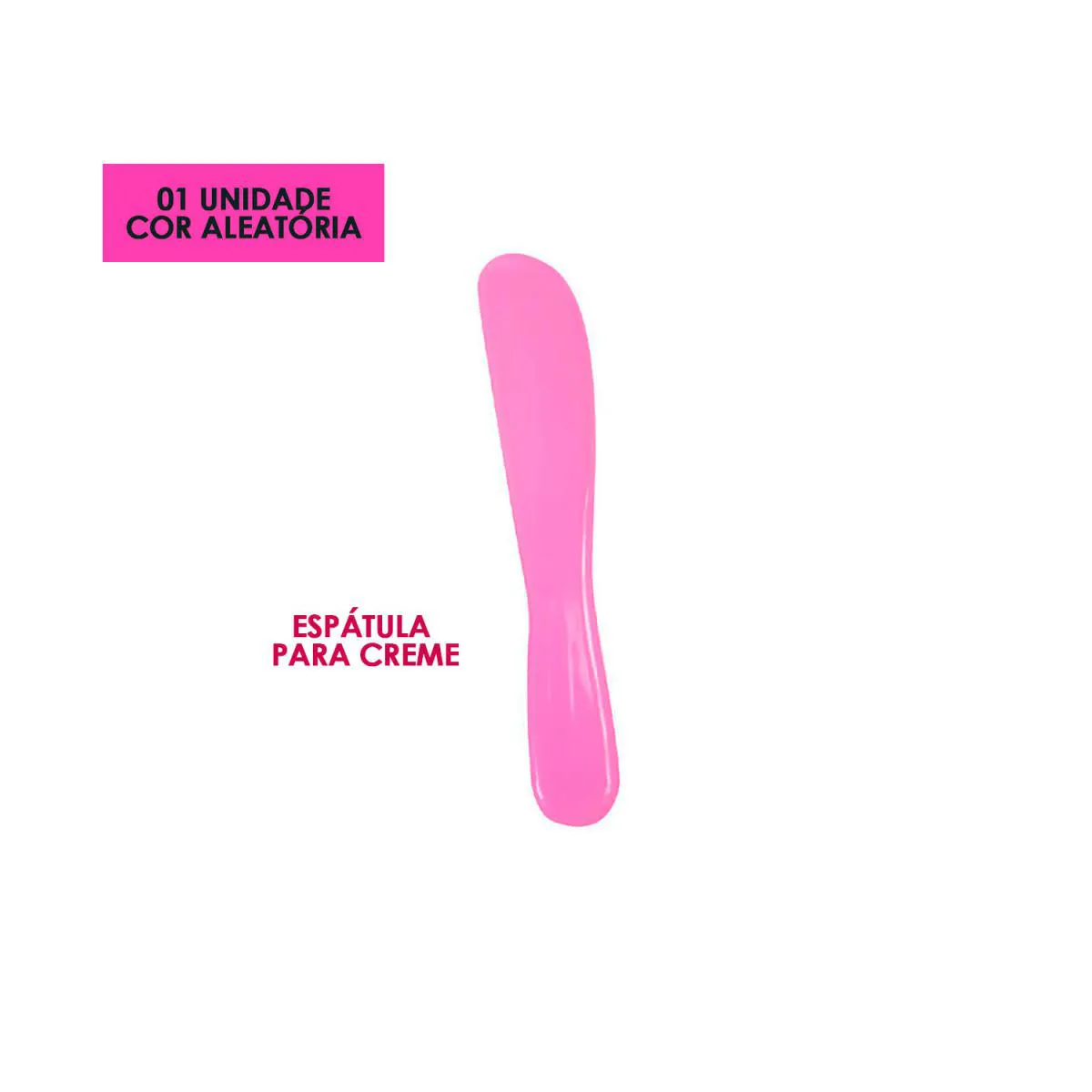 ESPáTULA PARA MáSCARA DE CABELO - CORES ALEATóRIAS - 1 UNIDADE
