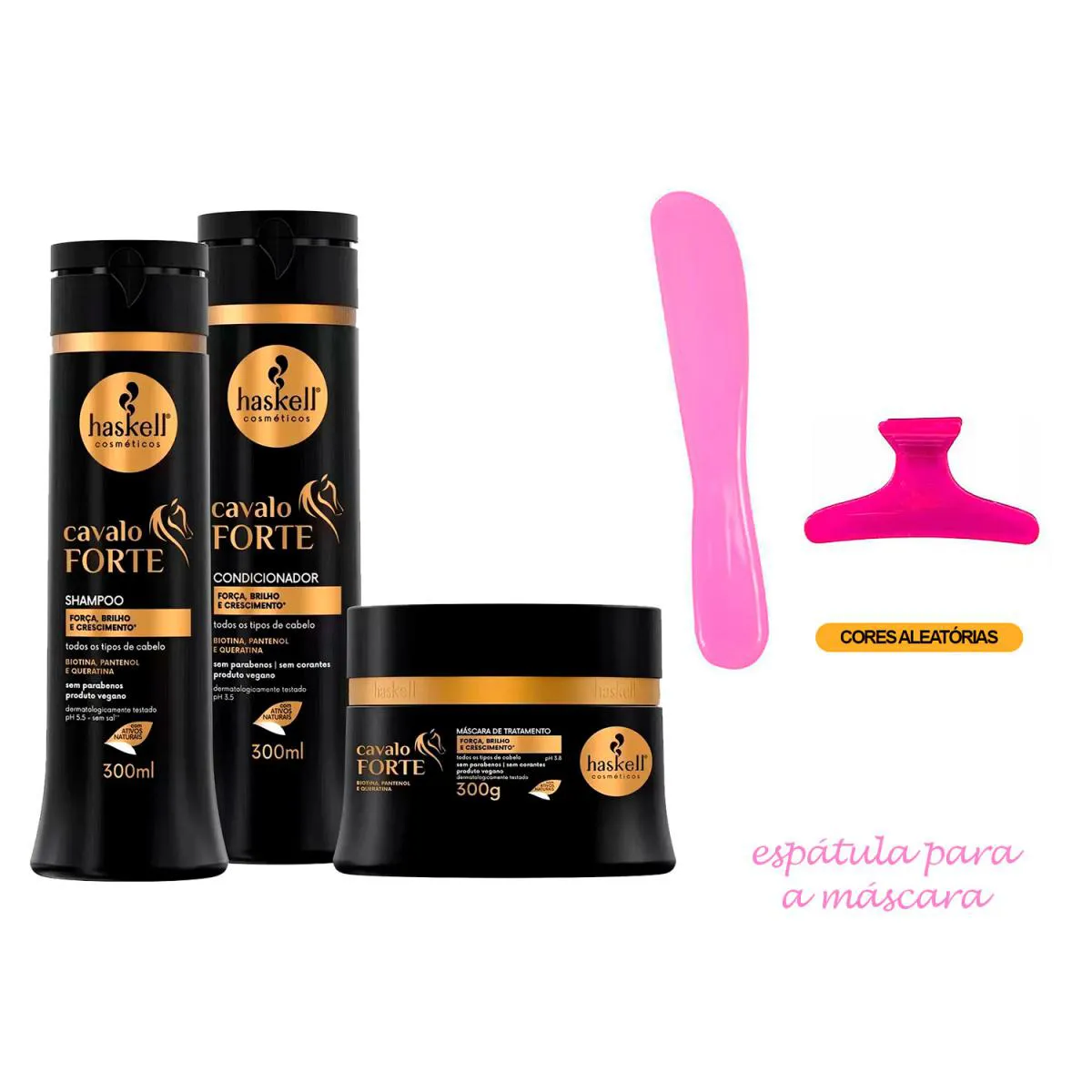 HASKELL CAVALO FORTE ORIGINAL TRIO 300ML +PRESILHA/ESPáTULA