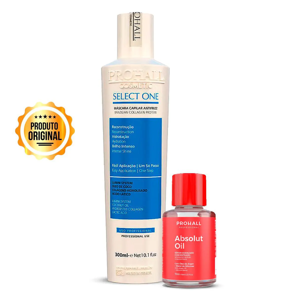 SELECT ONE PROHALL 300ML + 1 REPARADOR DE PONTAS 7ML