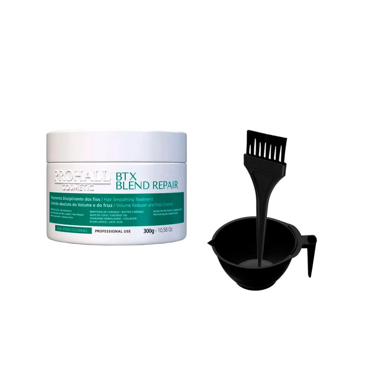 BTX ORGâNICO BLEND REPAIR PROHALL 300G + CUMBUCA COM PINCEL