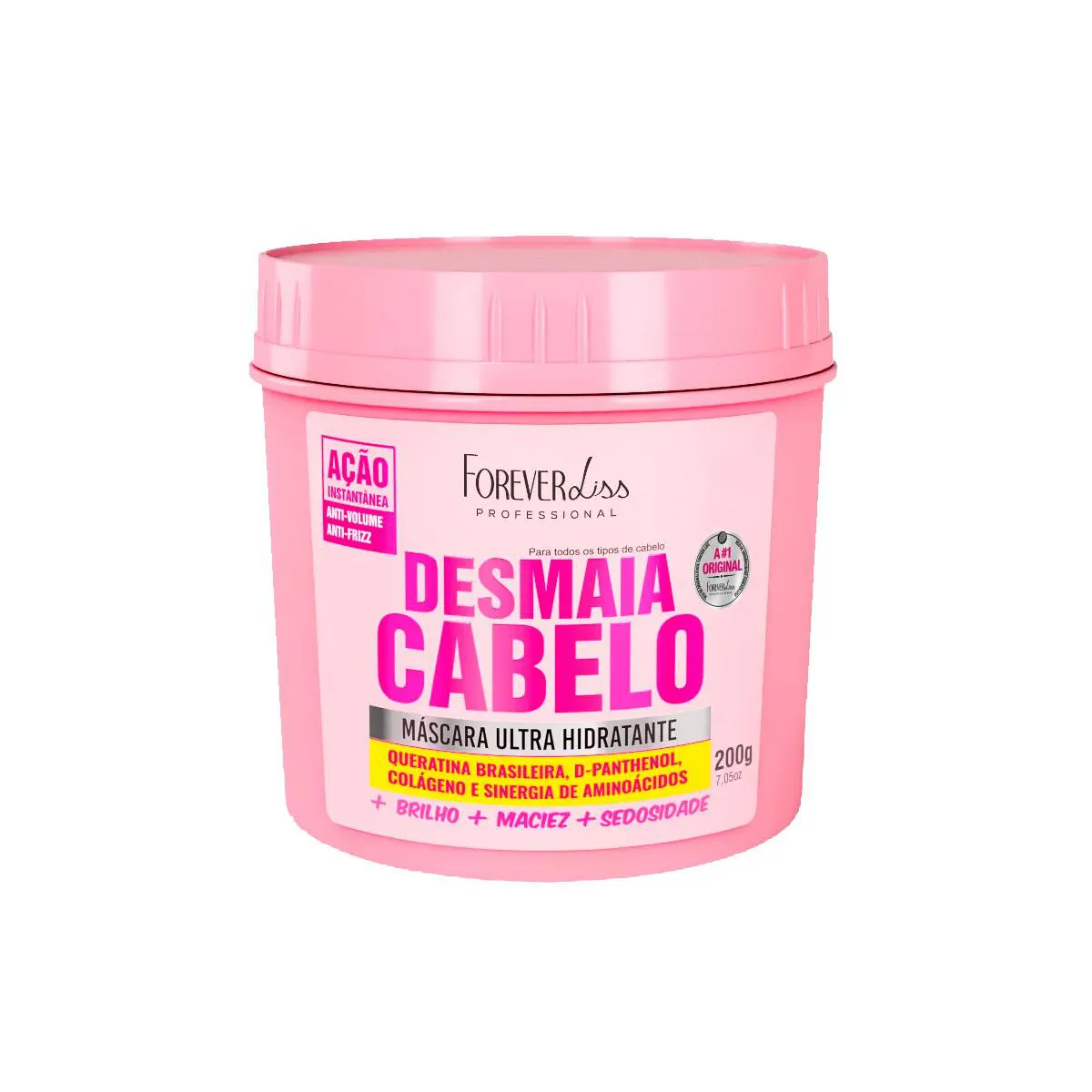 MáSCARA MáXIMA HIDRATAçãO DESMAIA CABELO FOREVER LISS 200G