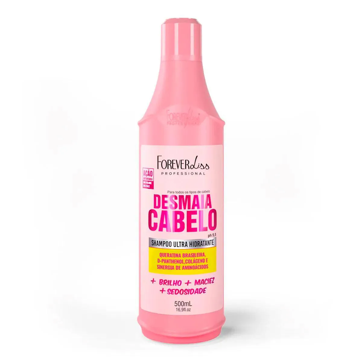 SHAMPOO DESMAIA CABELO FOREVER LISS 500ML REDUZ FRIZZ/VOLUME