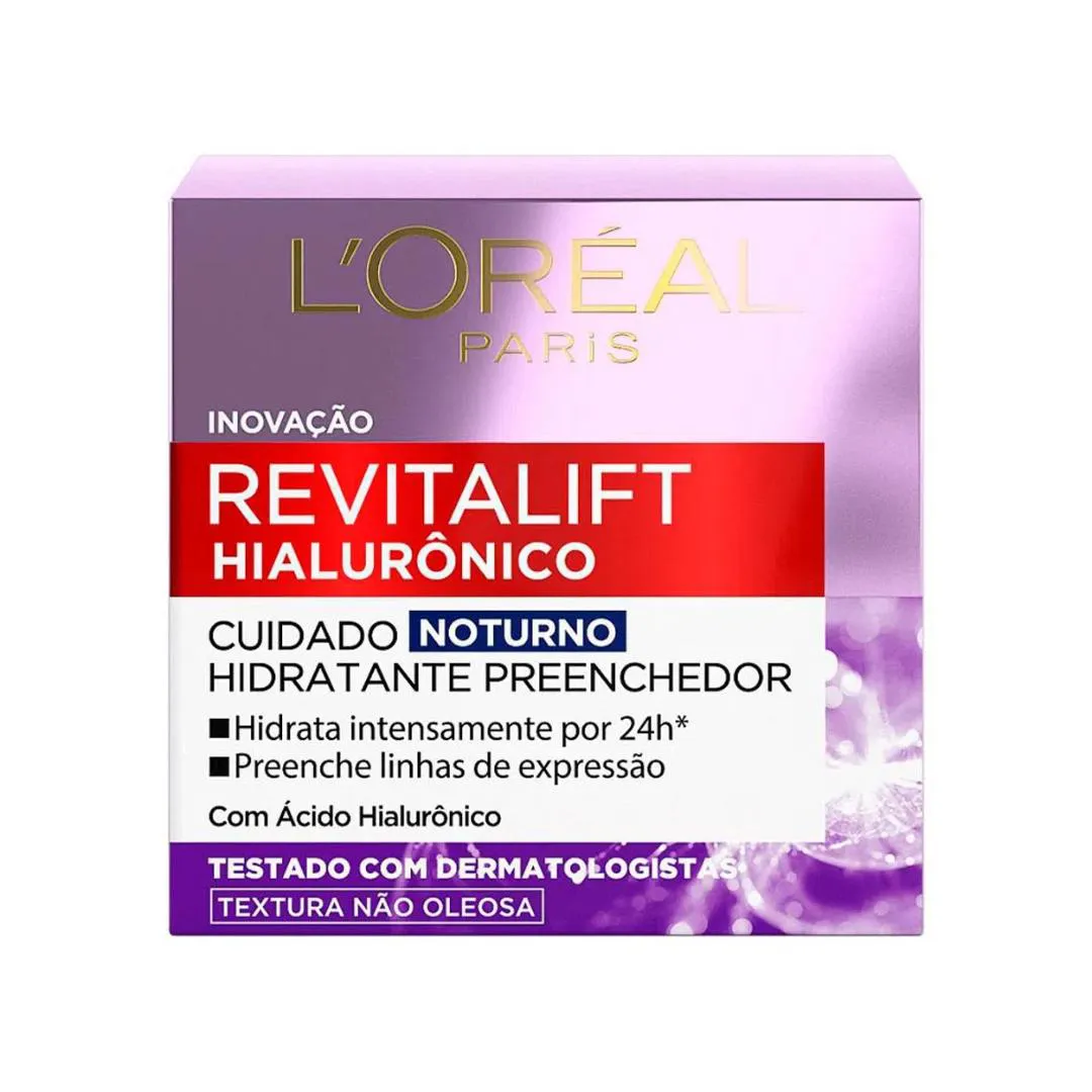 CREME L'OREAL FACIAL REVITALIFT 49G NOTURNO ANTIRUGAS