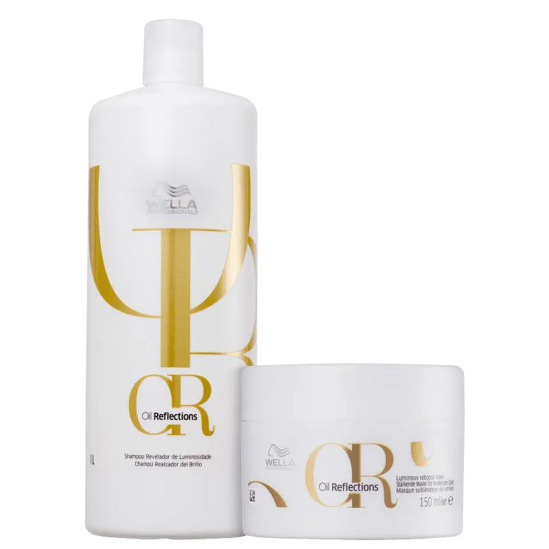 WELLA PROFESSIONALS OIL REFLECTIONS SHAMPOO 1L+MASCARA 150ML
